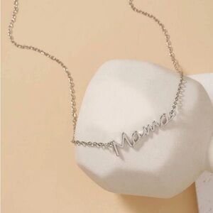BOGO! Dainty Mama necklace Minimalist Silver color - NEW Boutique